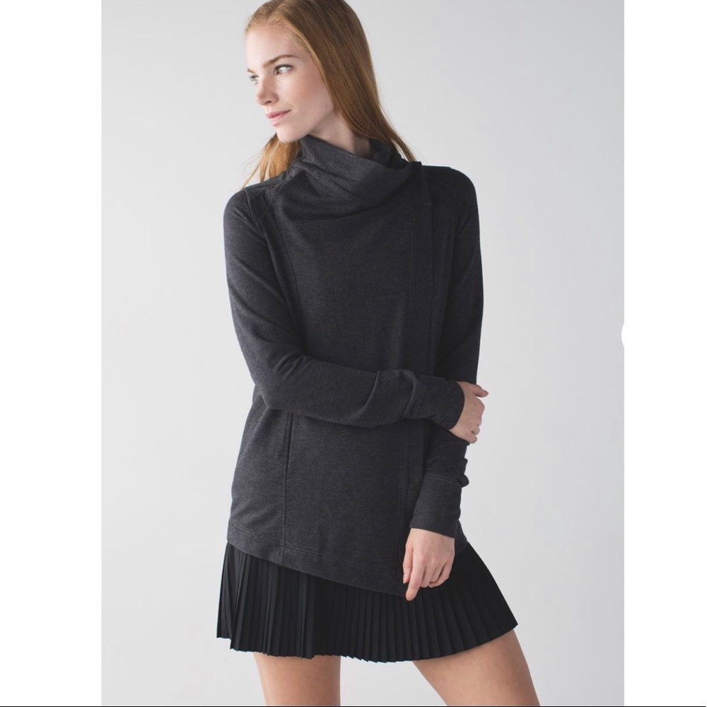 LULULEMON Coast Wrap Dark Heathered Grey
